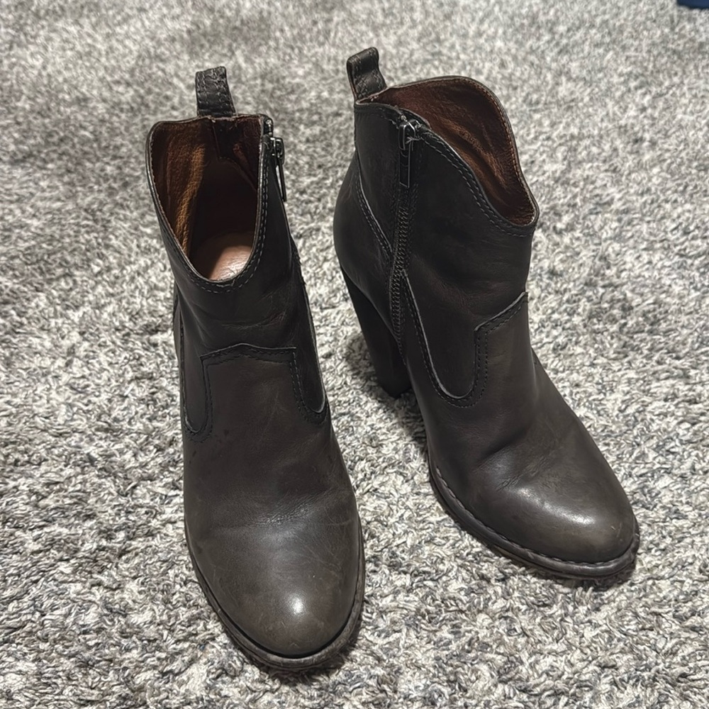 Frye Madeline Short Bootie-Smoke Color